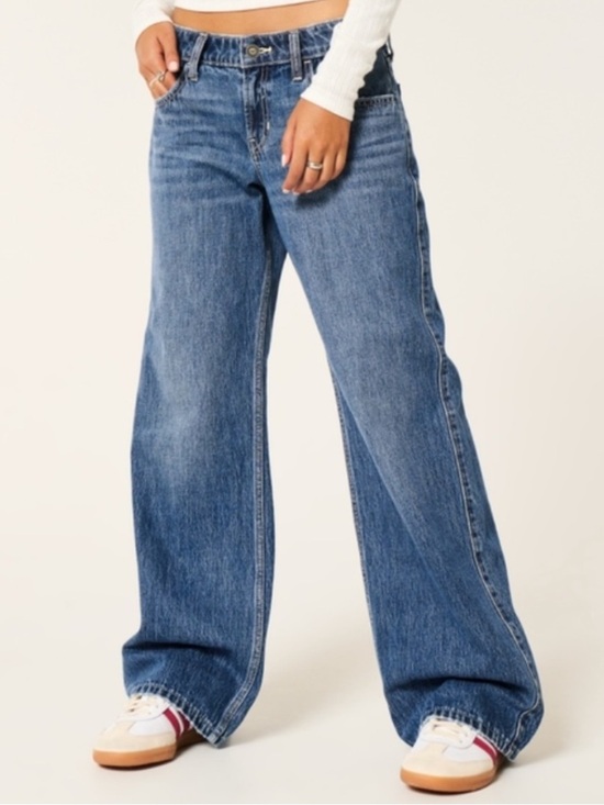 Hollister Denim - Hollister Low Rise Baggy Wide Leg Jeans